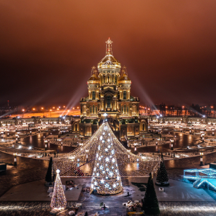 Главное Новогоднее чудо России (Москва и Храм Вооруженных сил в Кубинке)